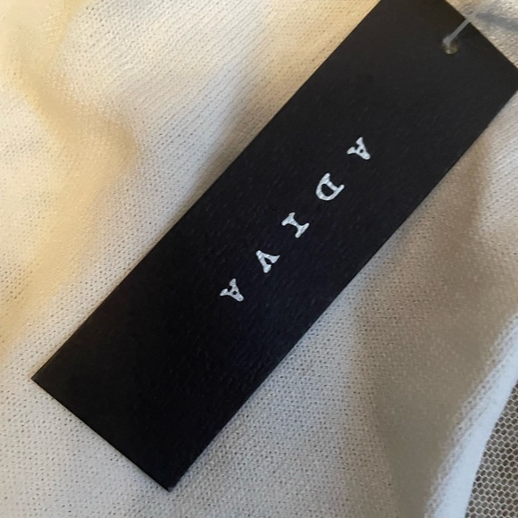 ADIVA sheer sleeve white sweater - Picture 7 of 15